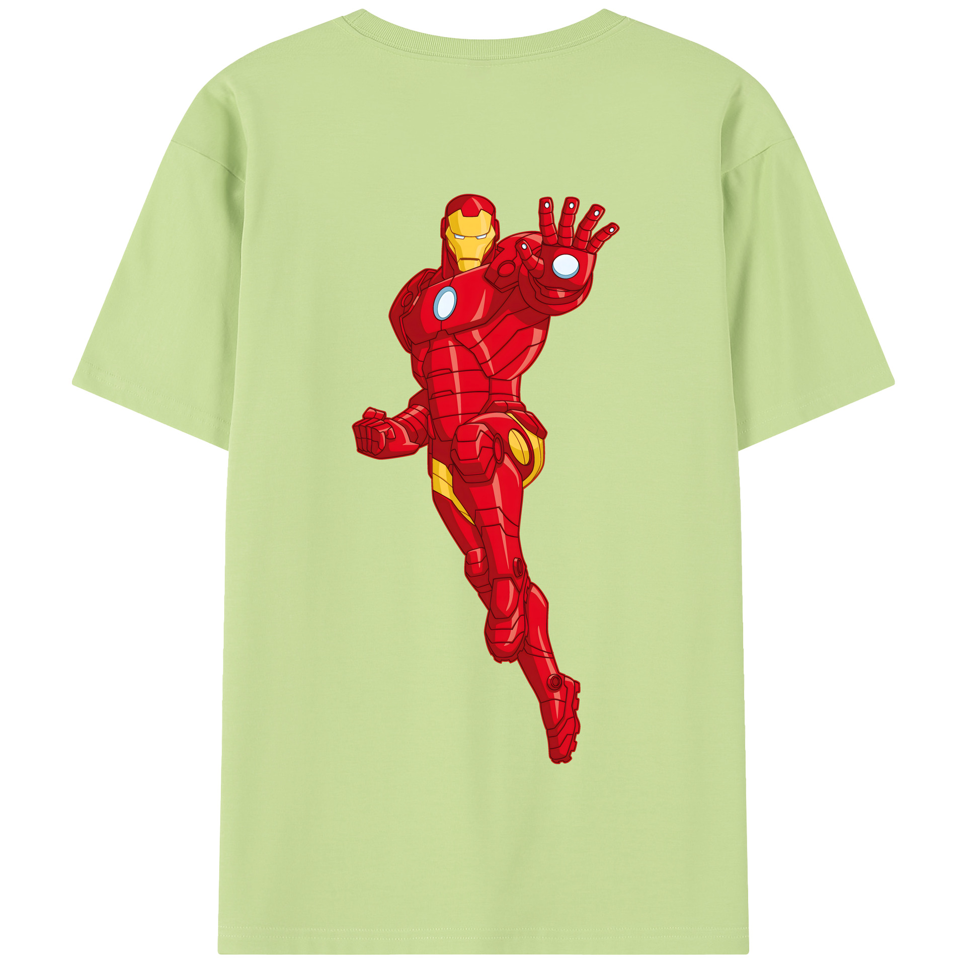 （画像用） アベンジャーズ The Avengers 綿100％半袖Tシャツ（背面プリント）
